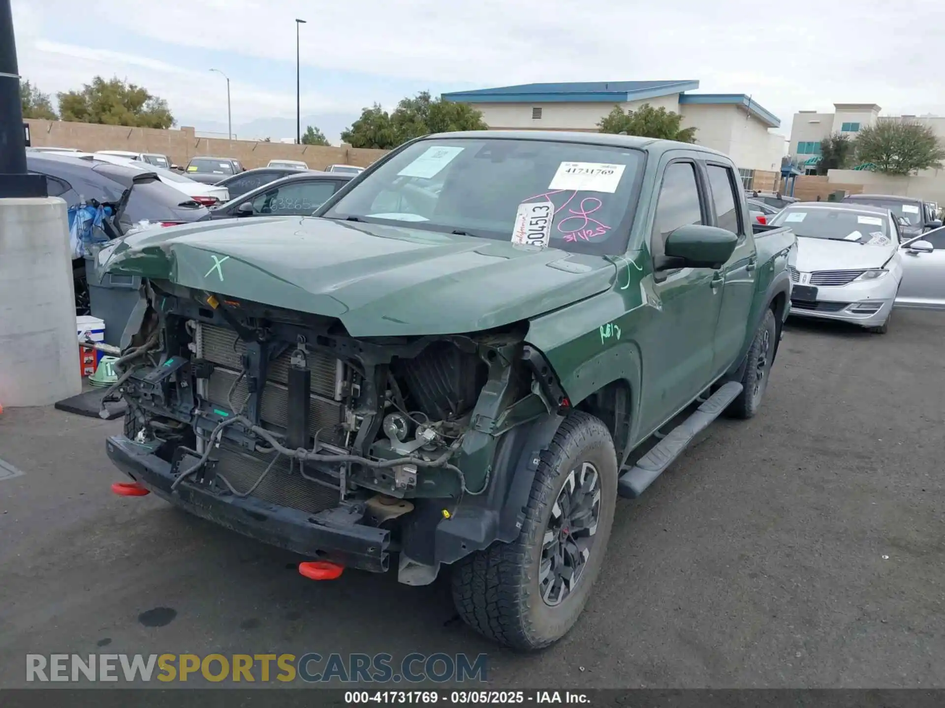 2 fotografías del automóvil dañado 1N6ED1EJ9NN644248 NISSAN FRONTIER 2022