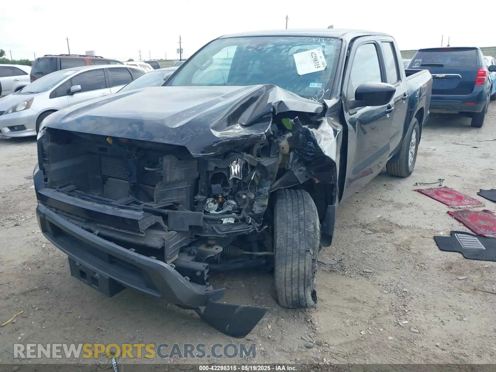 2 fotografías del automóvil dañado 1N6ED1EJXNN624252 NISSAN FRONTIER 2022
