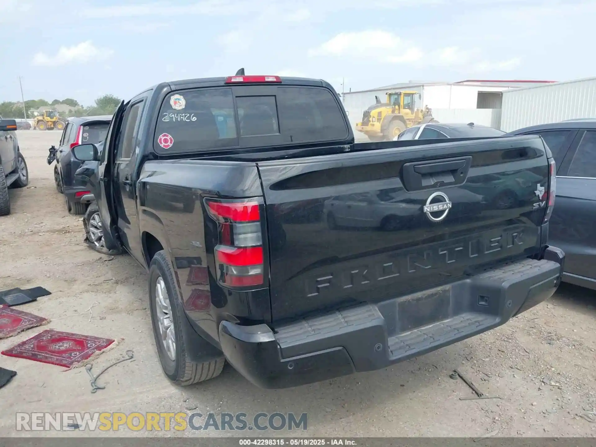 3 fotografías del automóvil dañado 1N6ED1EJXNN624252 NISSAN FRONTIER 2022
