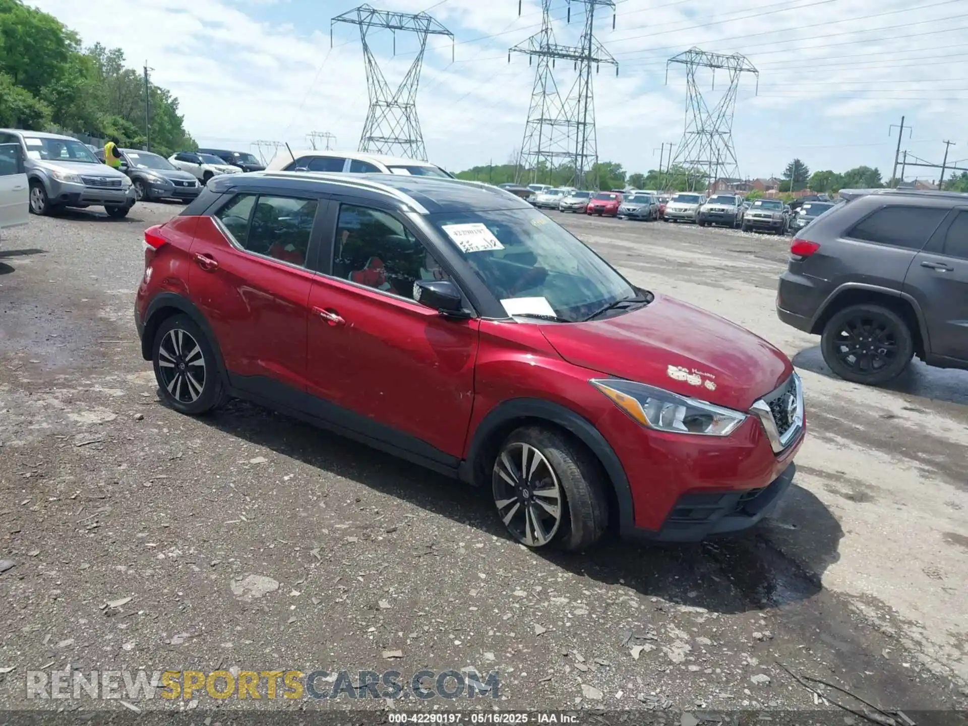 1 Photograph of a damaged car 3N1CP5CU3KL497400 NISSAN KICKS 2019