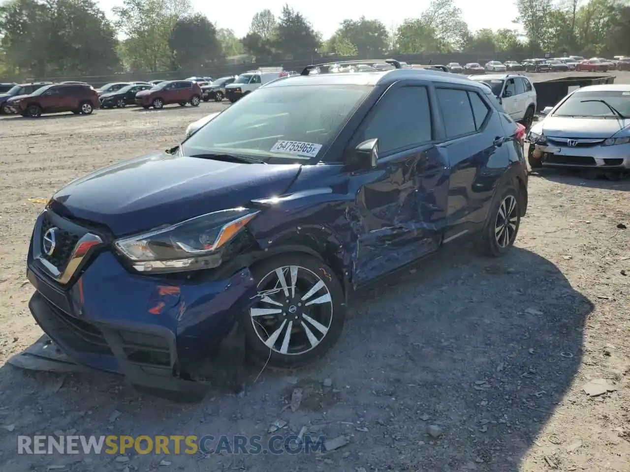 1 Photograph of a damaged car 3N1CP5CU4KL558947 NISSAN KICKS 2019