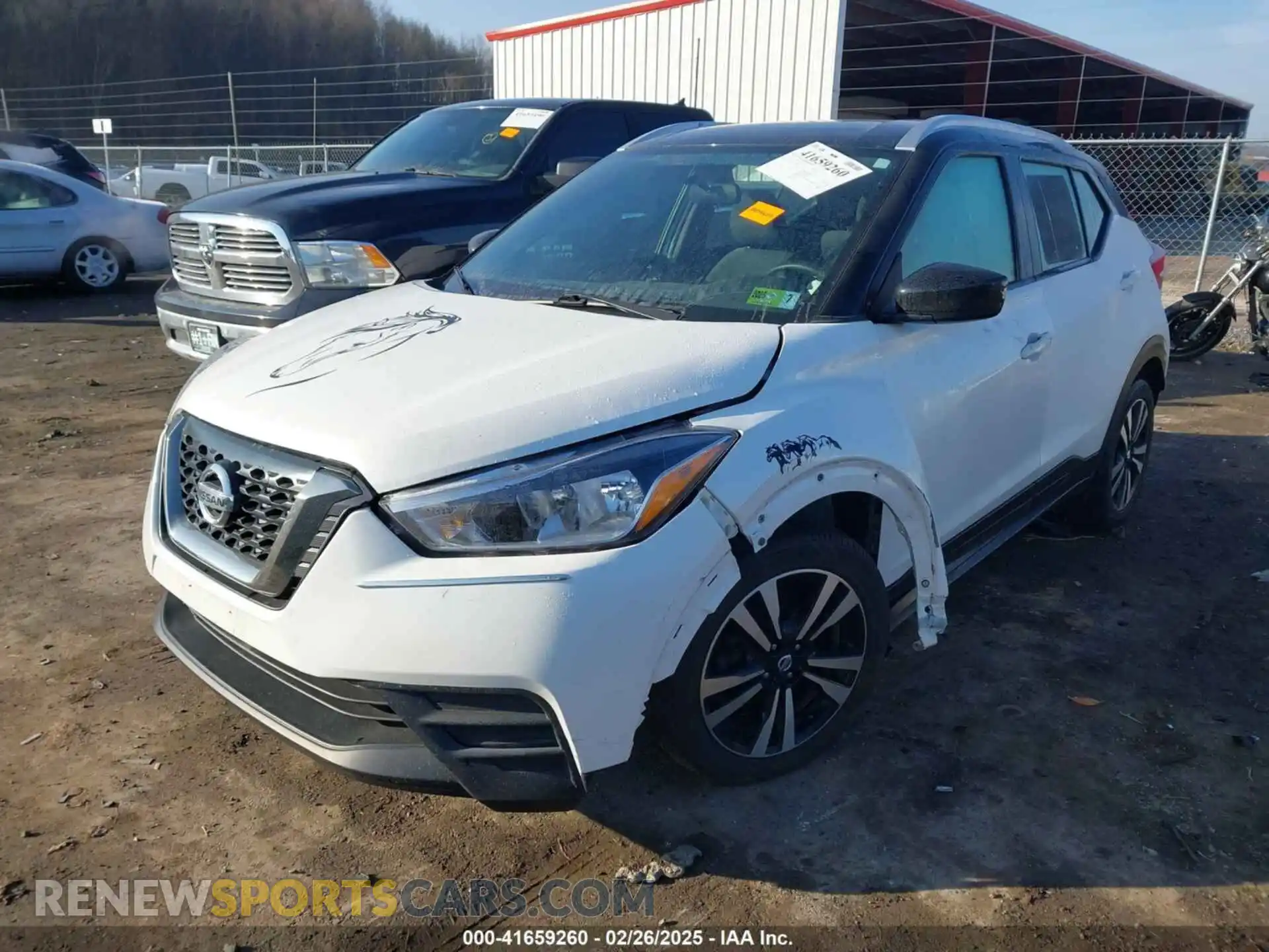 2 Photograph of a damaged car 3N1CP5CU5KL550663 NISSAN KICKS 2019