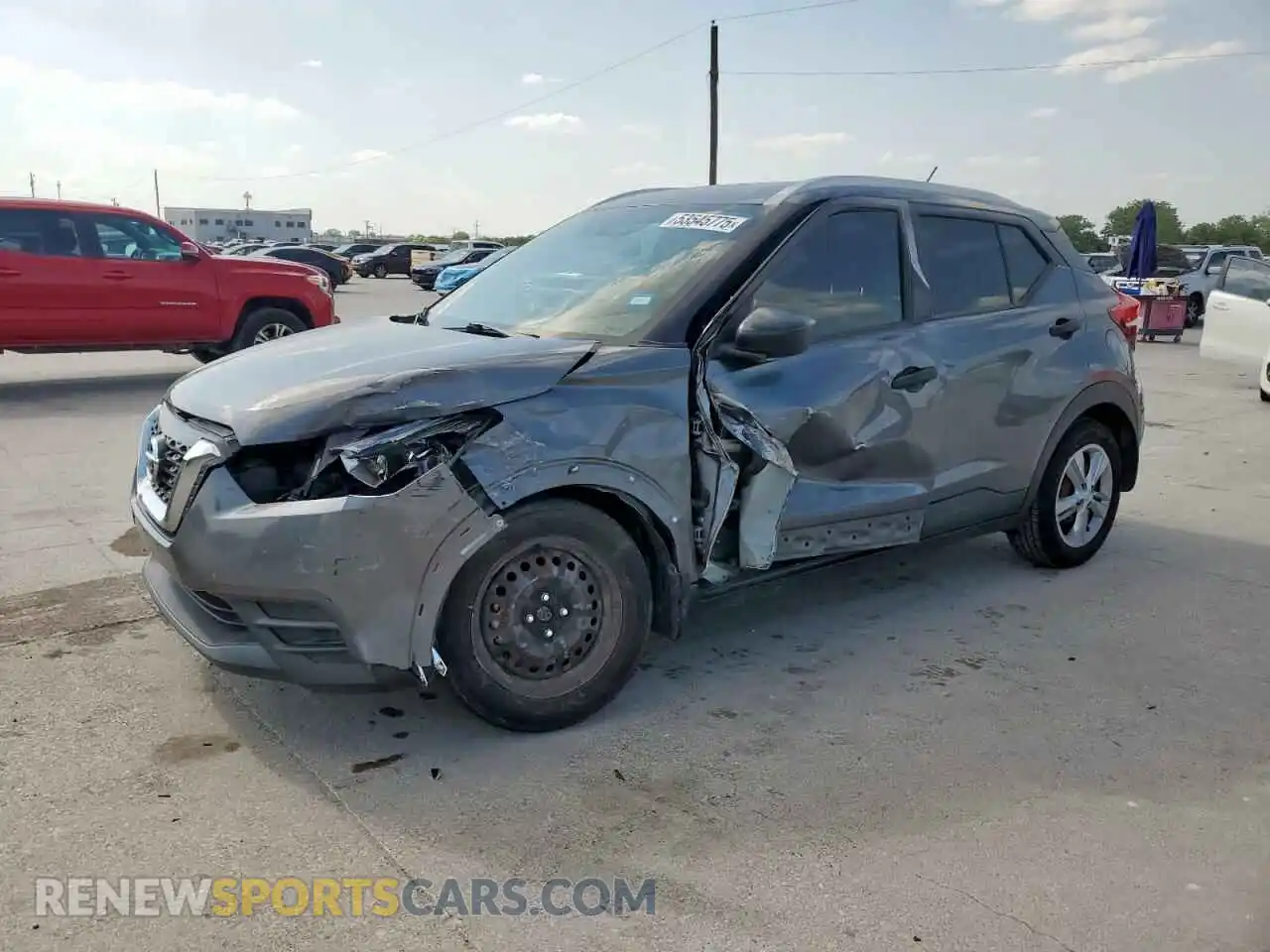 1 Photograph of a damaged car 3N1CP5CU5KL565860 NISSAN KICKS 2019