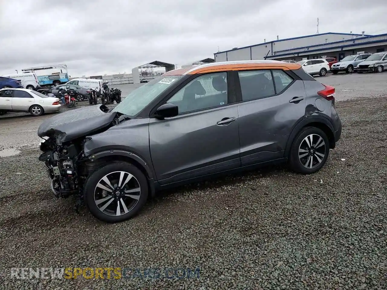 1 Photograph of a damaged car 3N1CP5CU7KL481510 NISSAN KICKS 2019
