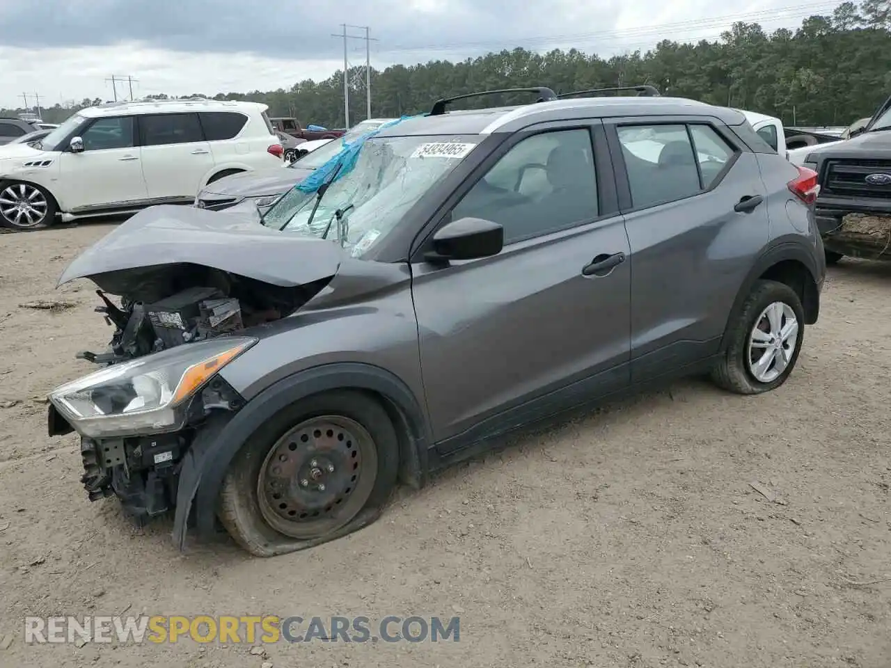 1 Photograph of a damaged car 3N1CP5CU7KL489087 NISSAN KICKS 2019