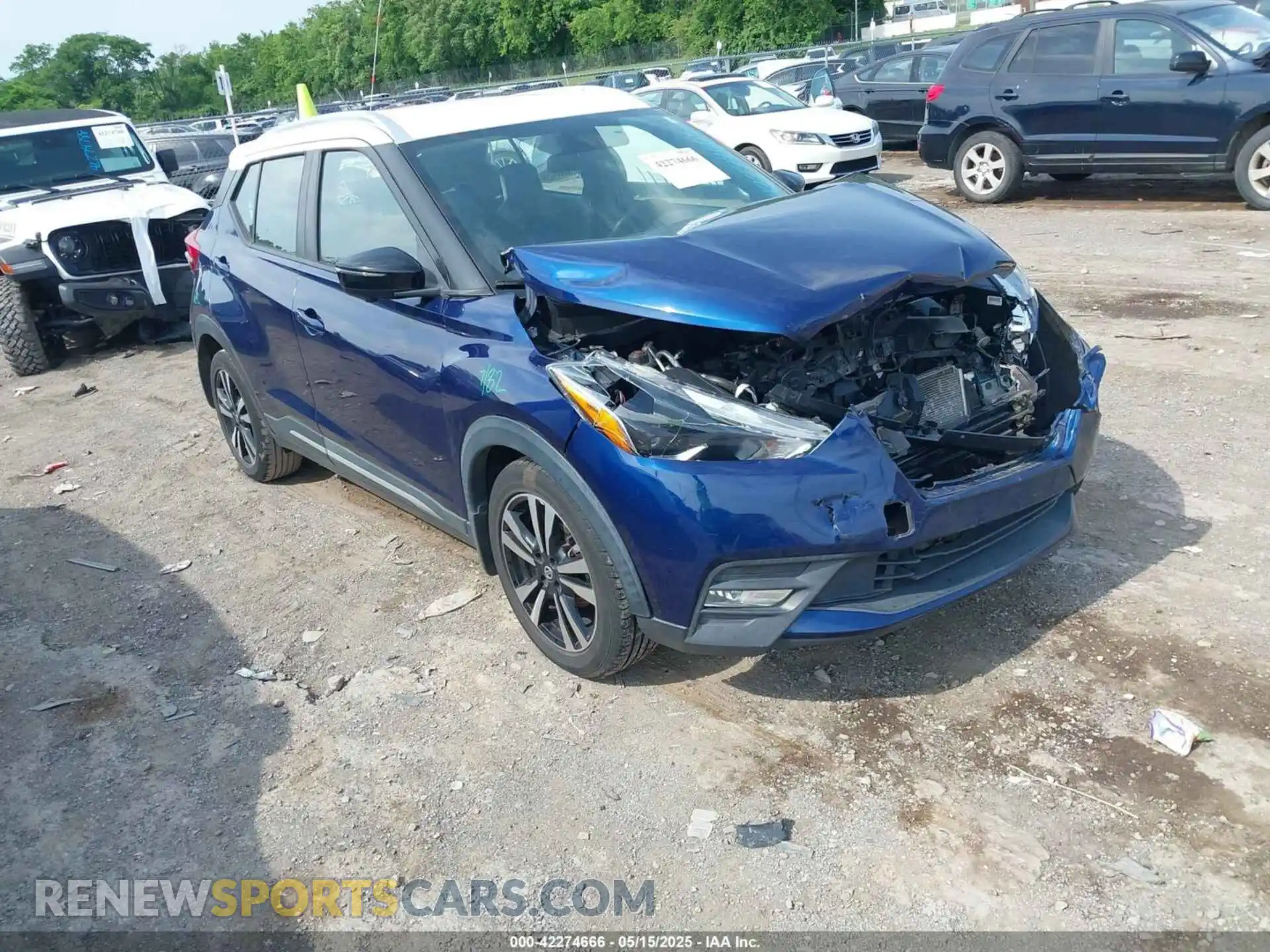 1 Photograph of a damaged car 3N1CP5CU7KL567786 NISSAN KICKS 2019