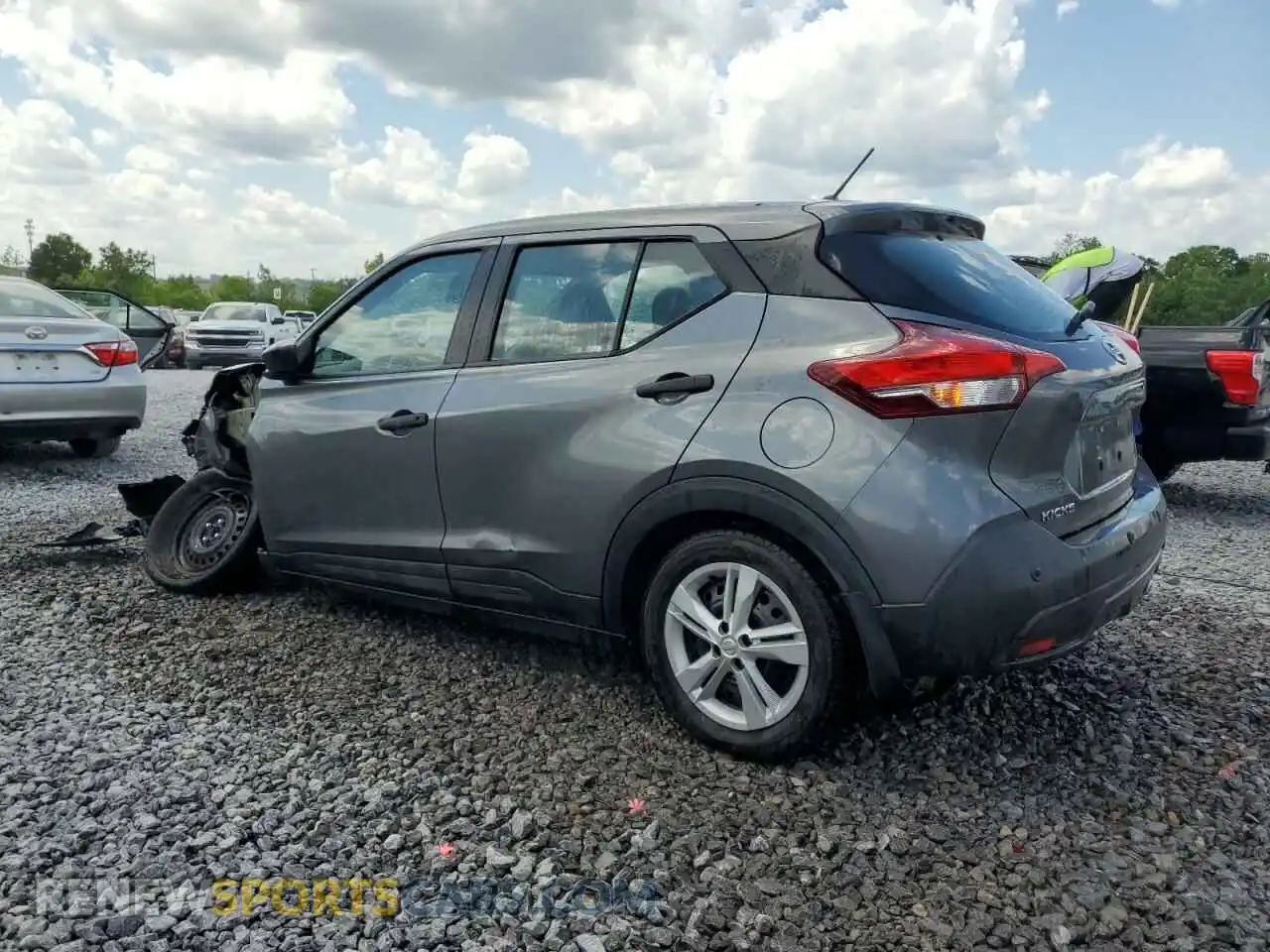 2 Photograph of a damaged car 3N1CP5BV3LL557607 NISSAN KICKS 2020