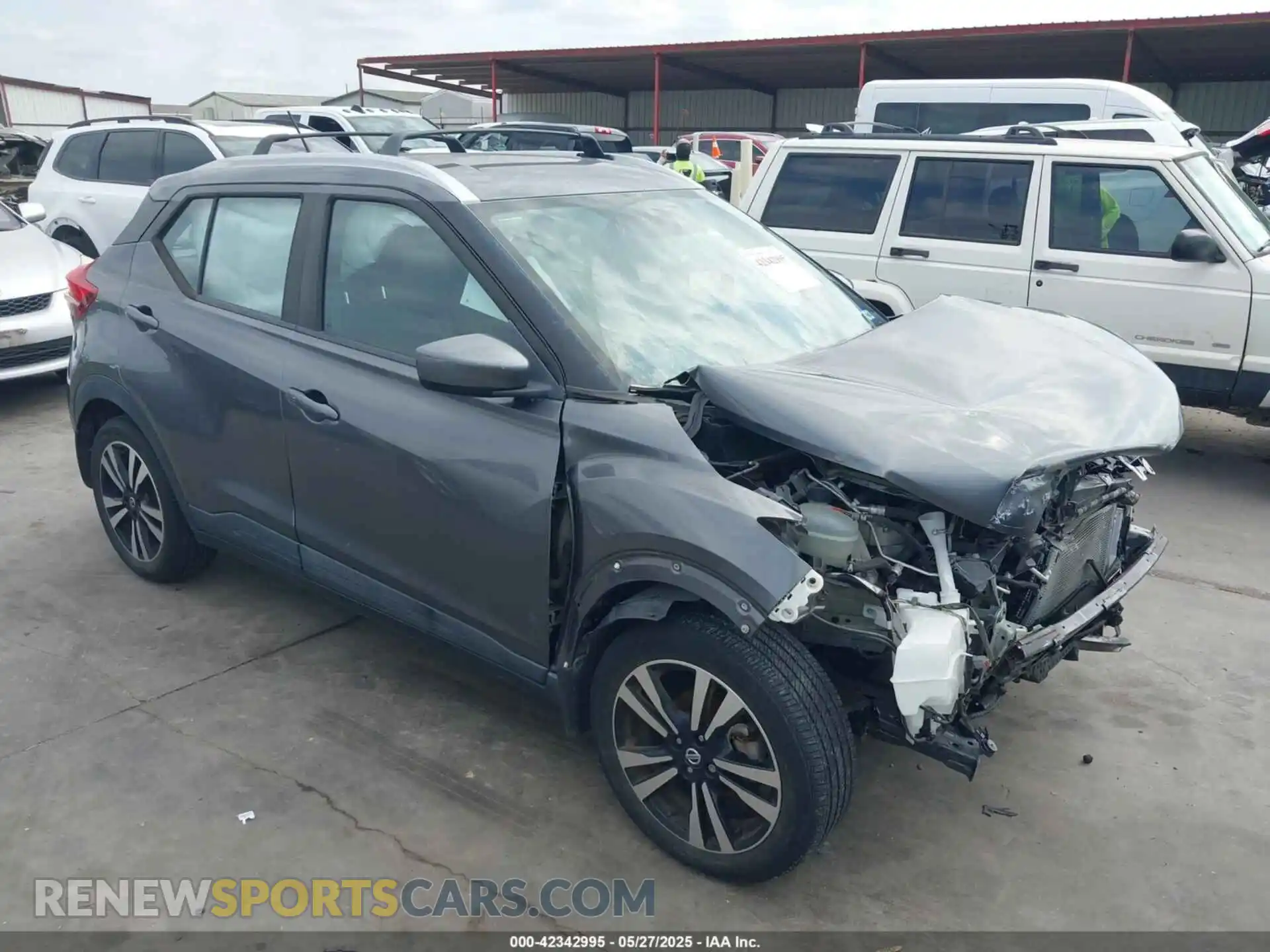 1 Photograph of a damaged car 3N1CP5CV2LL487189 NISSAN KICKS 2020