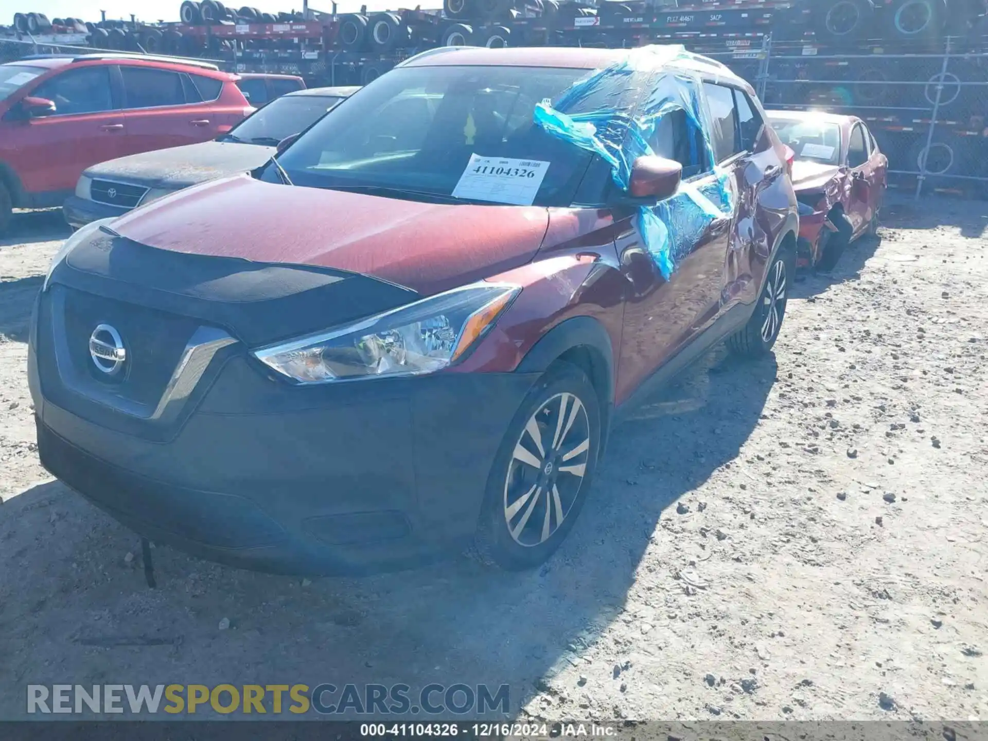 2 Photograph of a damaged car 3N1CP5CV9LL488078 NISSAN KICKS 2020