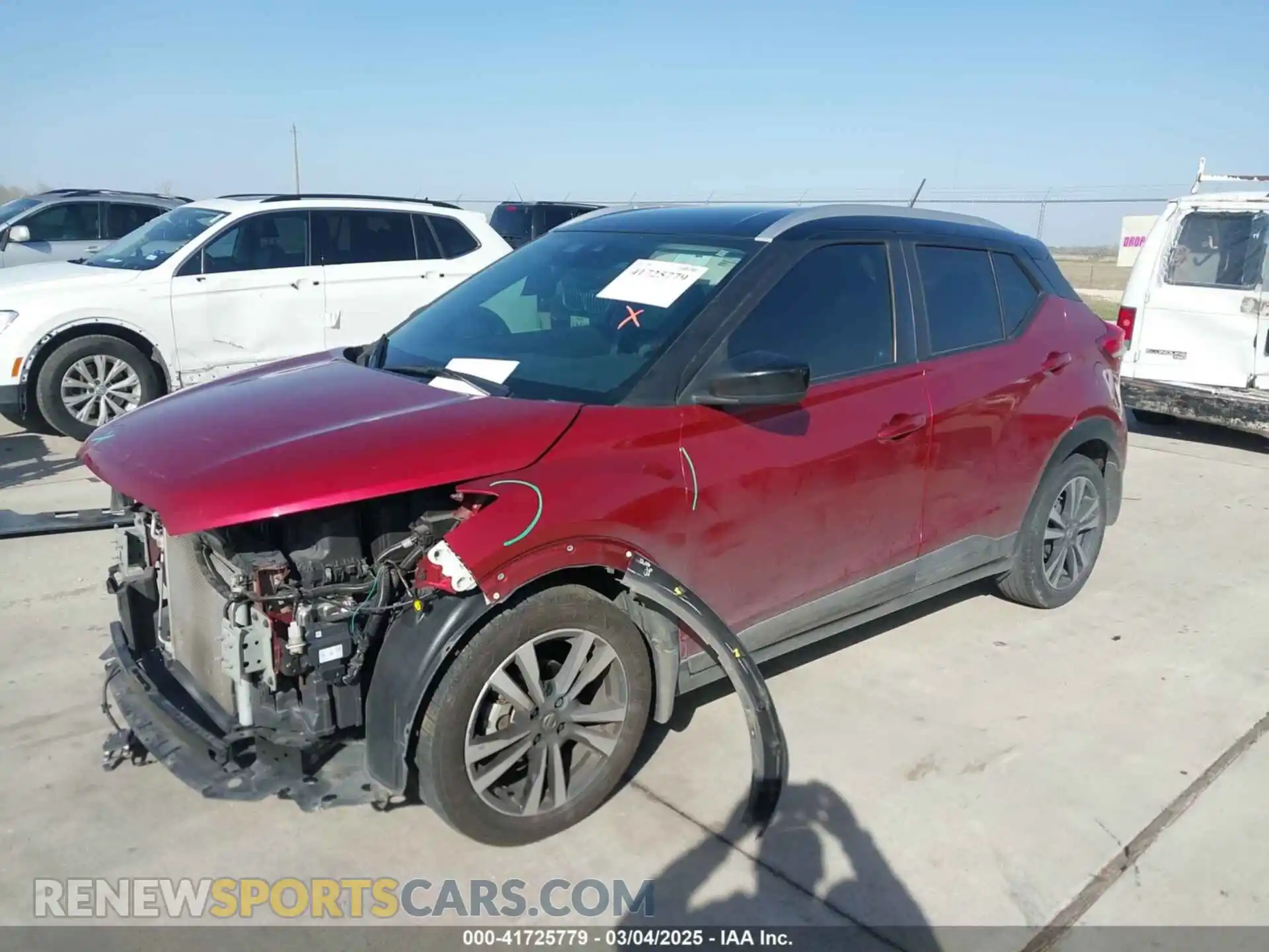 2 Photograph of a damaged car 3N1CP5CVXLL563225 NISSAN KICKS 2020