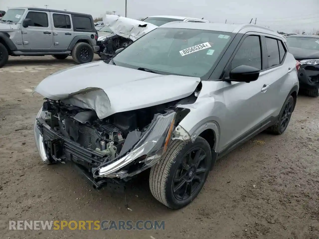 1 Photograph of a damaged car 3N1CP5DV0LL576404 NISSAN KICKS 2020