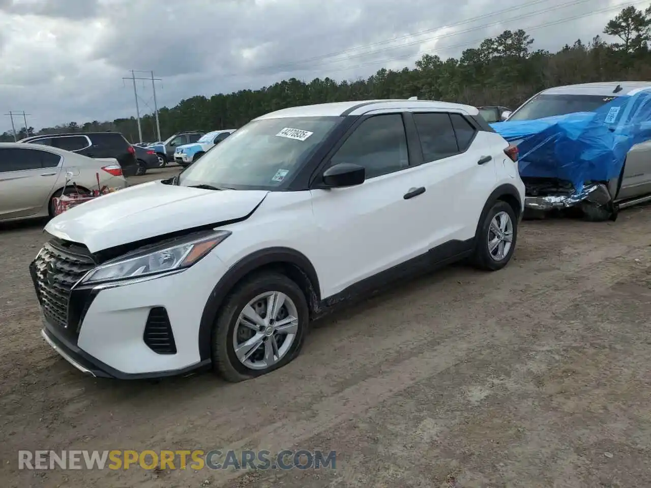 1 Photograph of a damaged car 3N1CP5BV0ML473178 NISSAN KICKS 2021