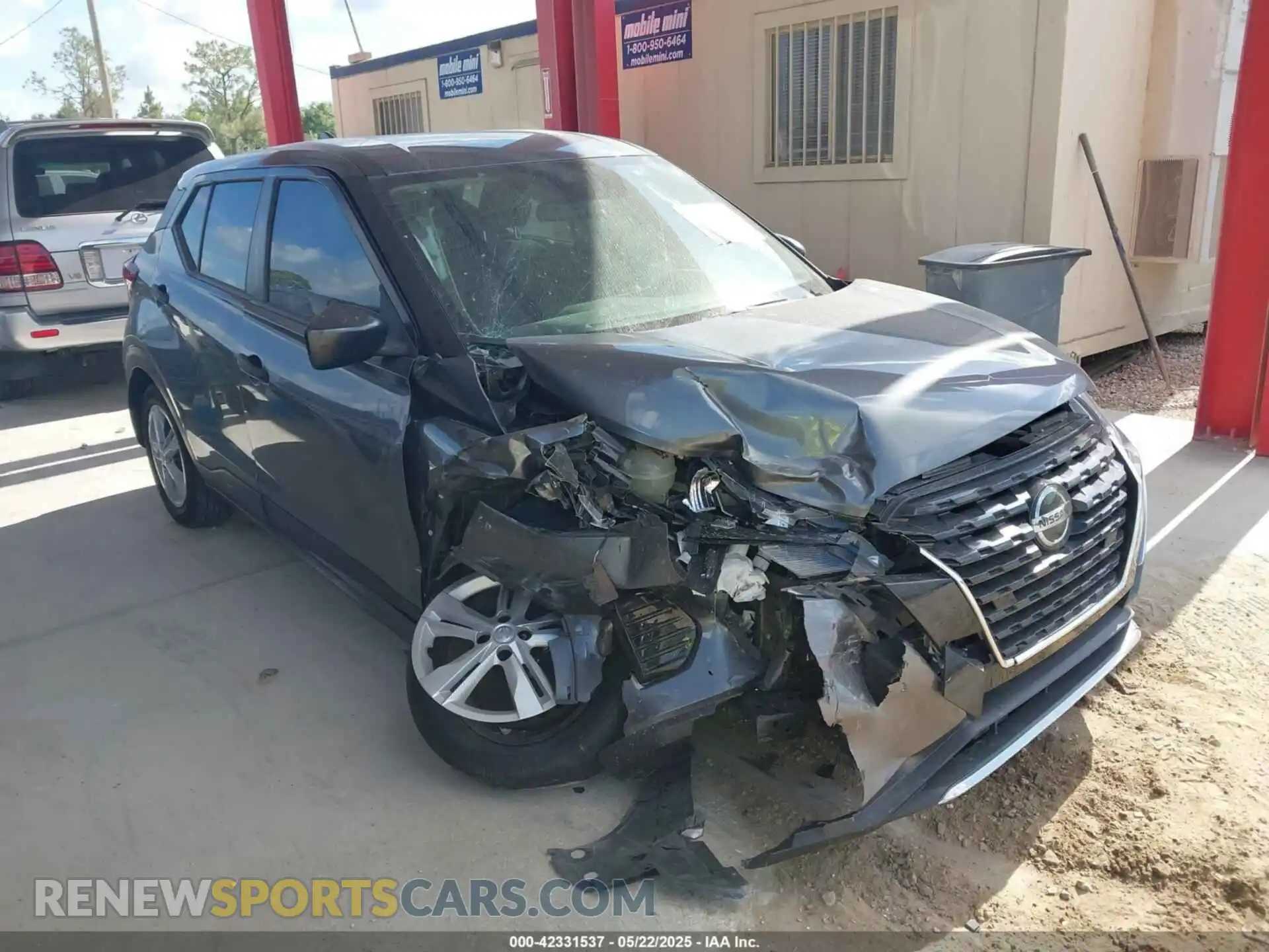 1 Photograph of a damaged car 3N1CP5BV0ML484178 NISSAN KICKS 2021