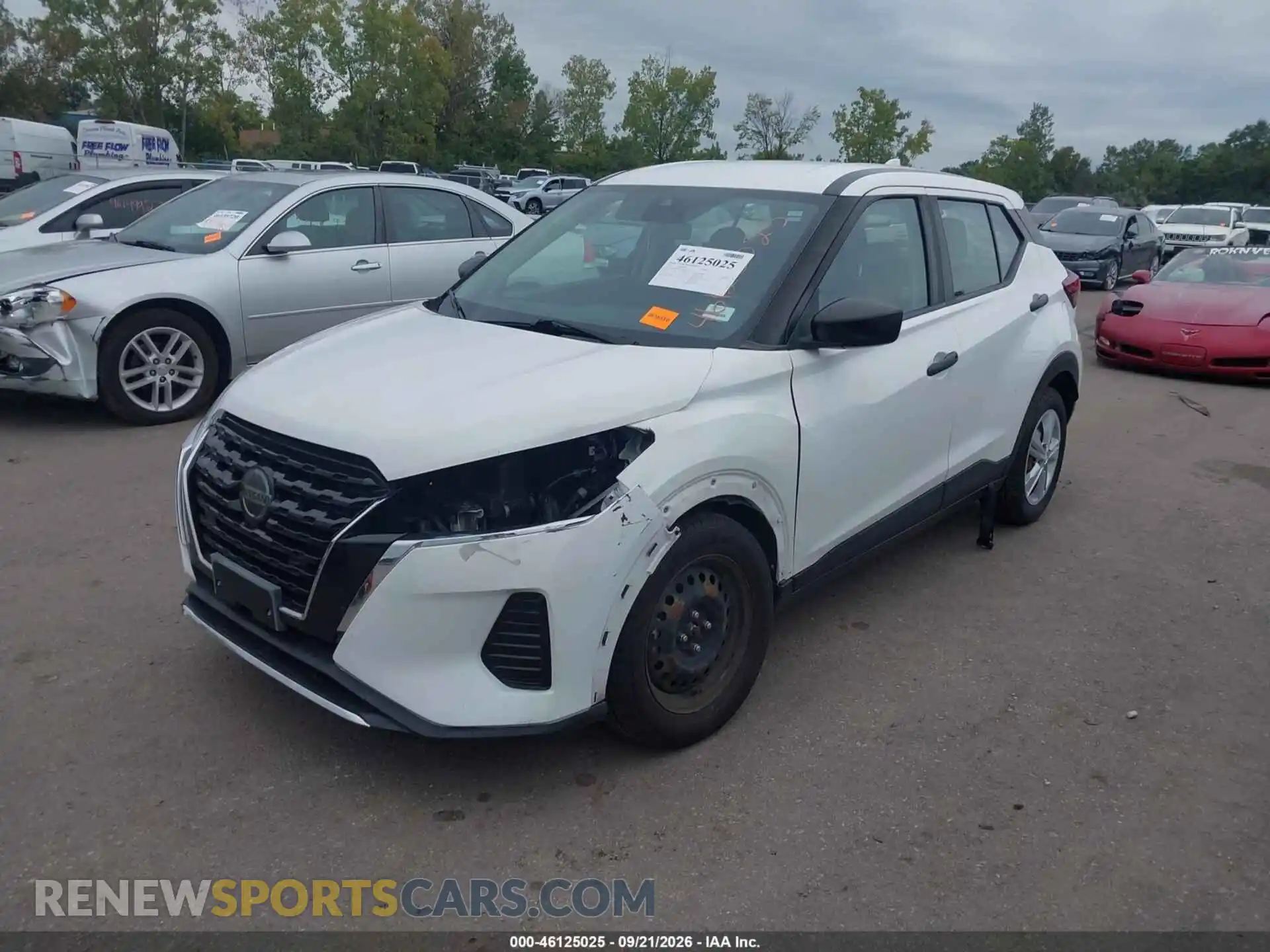 2 fotografías del automóvil dañado 3N1CP5BV0ML511184 NISSAN KICKS 2021
