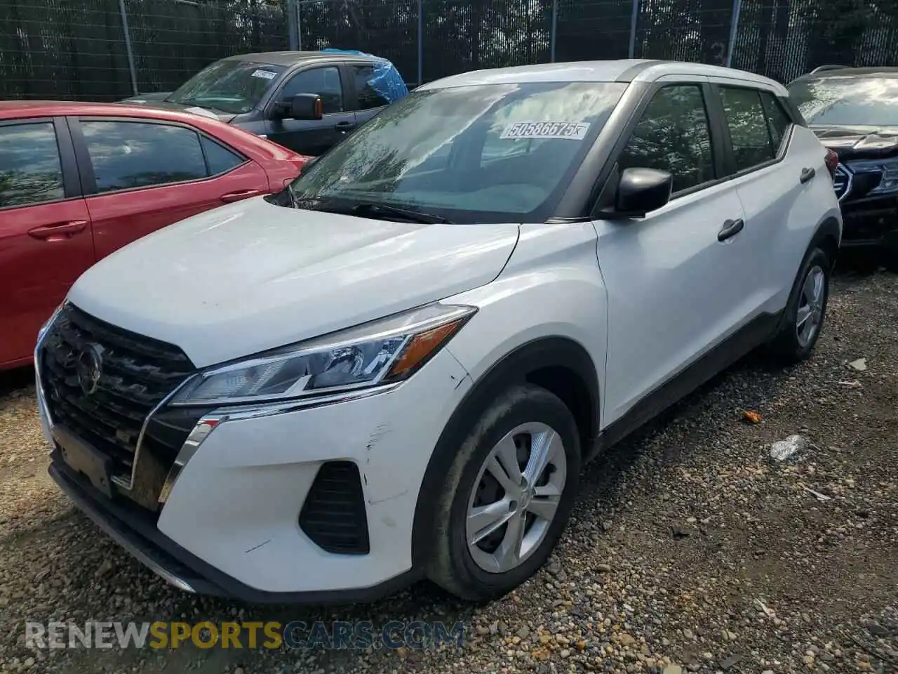 1 Photograph of a damaged car 3N1CP5BV0ML547747 NISSAN KICKS 2021