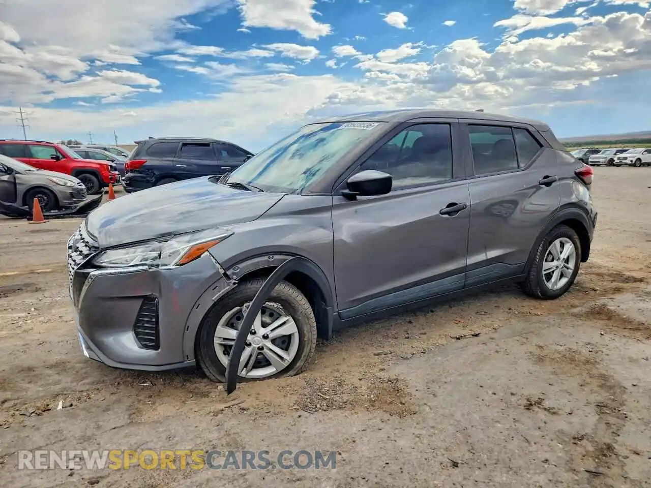 1 Photograph of a damaged car 3N1CP5BV0ML565844 NISSAN KICKS 2021