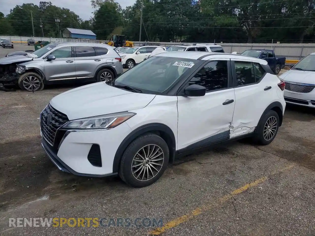 1 Photograph of a damaged car 3N1CP5BV1ML541195 NISSAN KICKS 2021