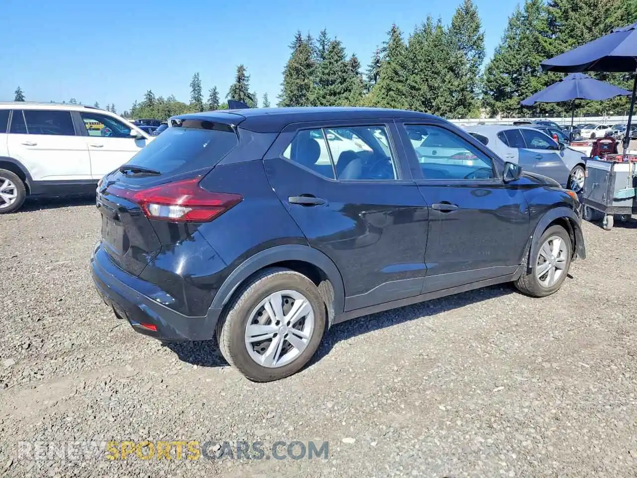 3 fotografías del automóvil dañado 3N1CP5BV2ML479760 NISSAN KICKS 2021