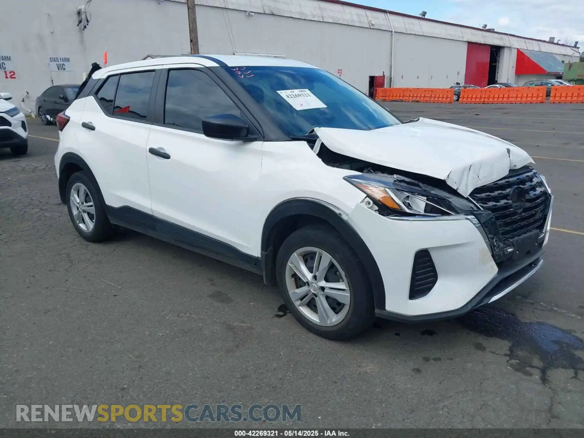 1 Photograph of a damaged car 3N1CP5BV2ML508884 NISSAN KICKS 2021