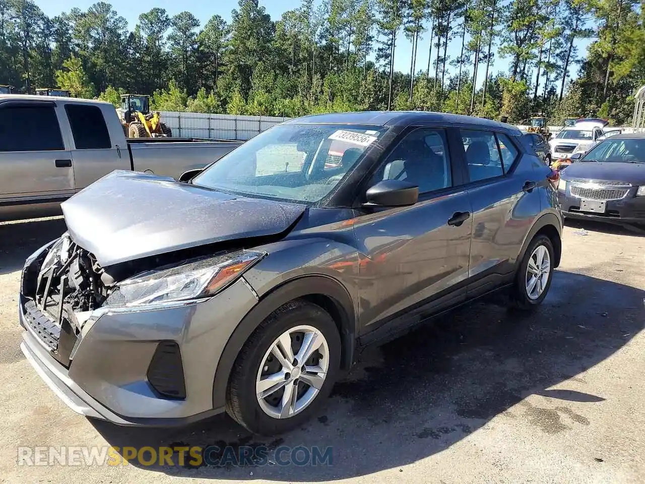 1 Photograph of a damaged car 3N1CP5BV2ML510067 NISSAN KICKS 2021