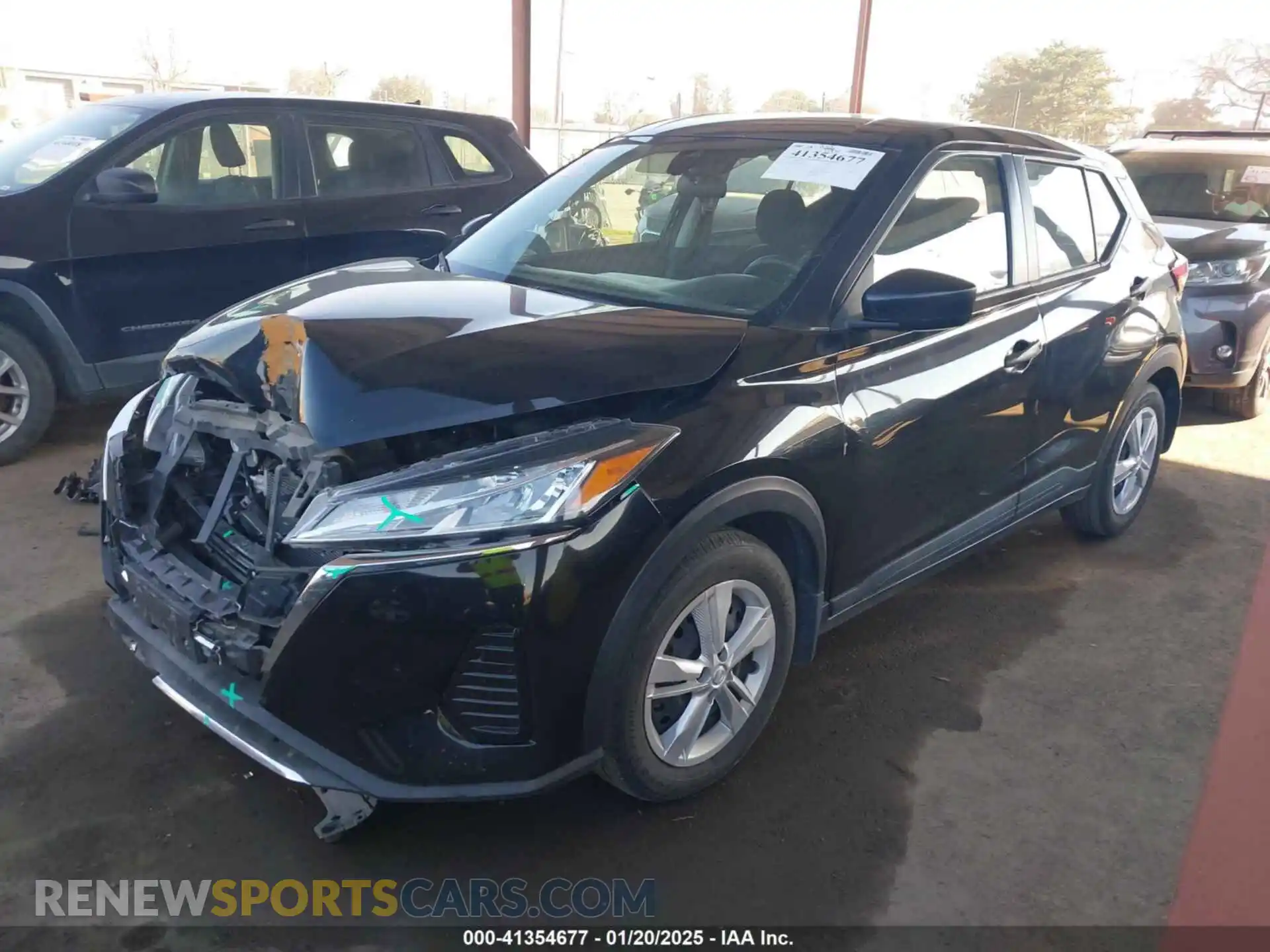 2 Photograph of a damaged car 3N1CP5BV2ML527550 NISSAN KICKS 2021