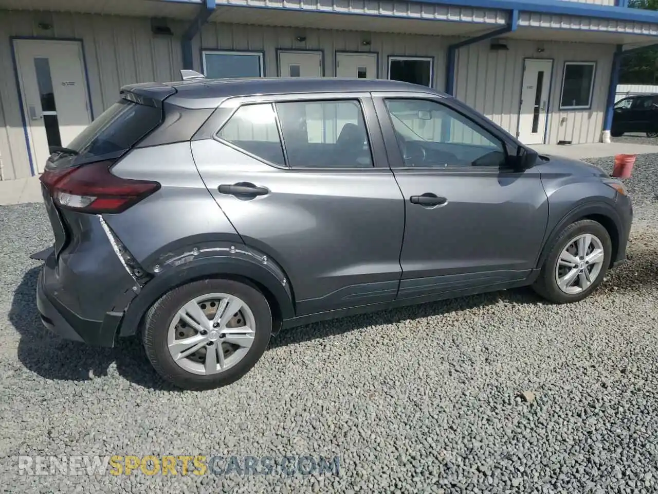 3 fotografías del automóvil dañado 3N1CP5BV3ML472624 NISSAN KICKS 2021