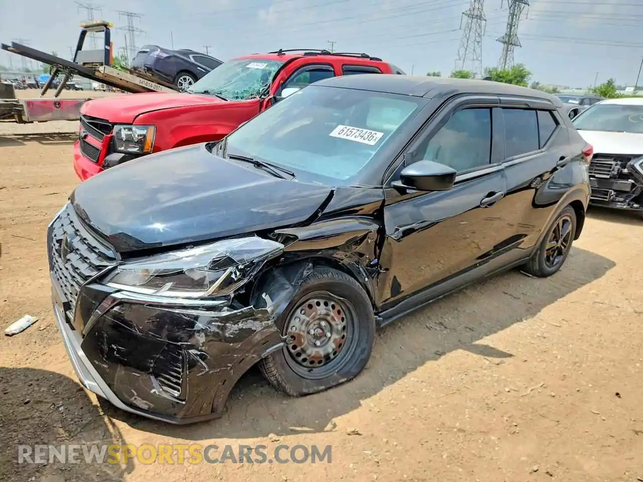 1 Photograph of a damaged car 3N1CP5BV4ML545595 NISSAN KICKS 2021
