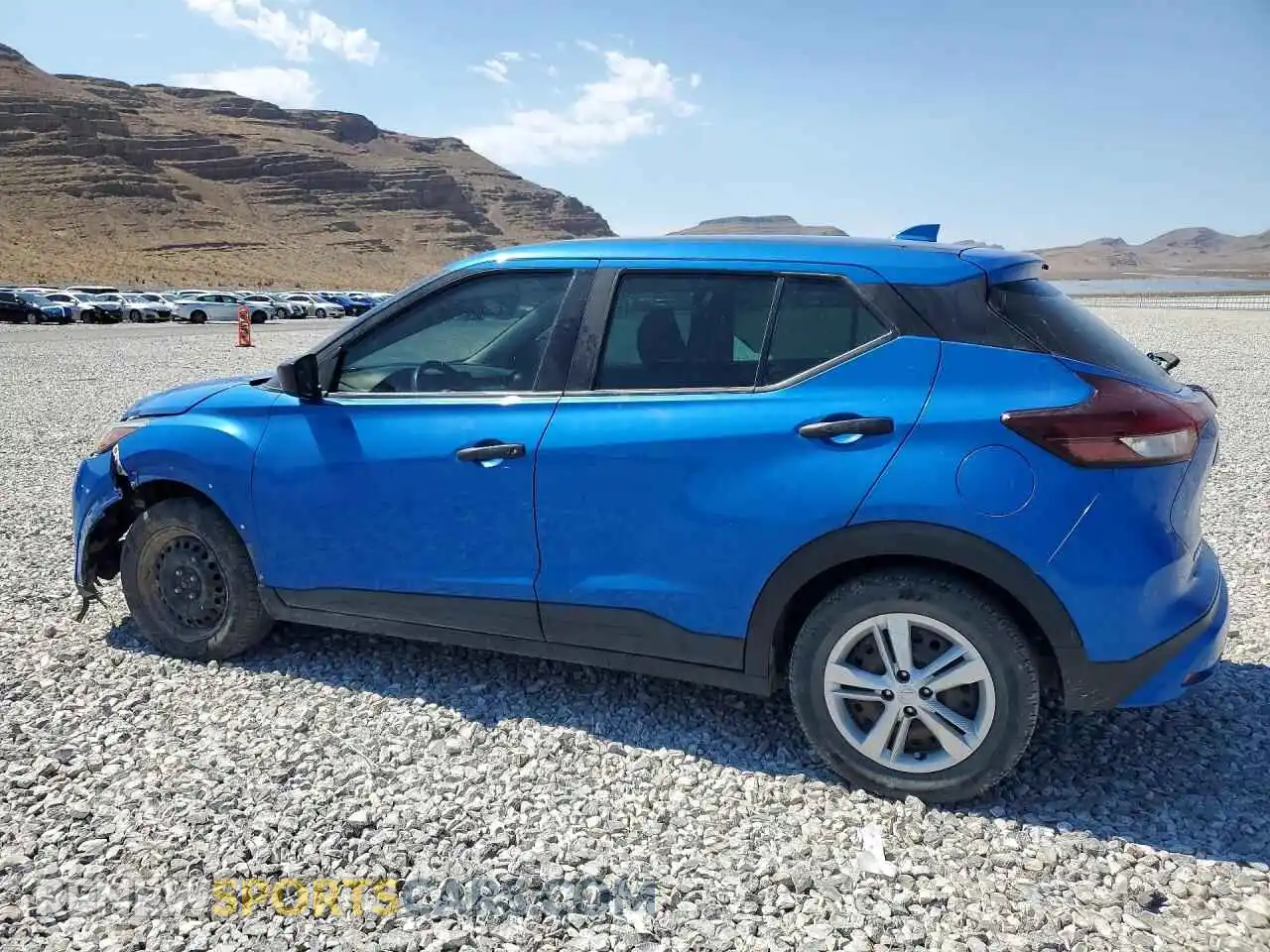 2 fotografías del automóvil dañado 3N1CP5BV5ML472091 NISSAN KICKS 2021