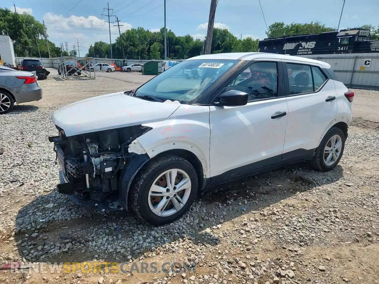 1 Photograph of a damaged car 3N1CP5BV5ML510001 NISSAN KICKS 2021