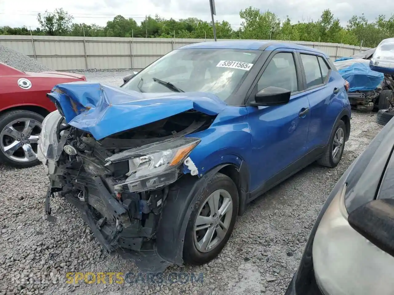 1 Photograph of a damaged car 3N1CP5BV5ML515327 NISSAN KICKS 2021