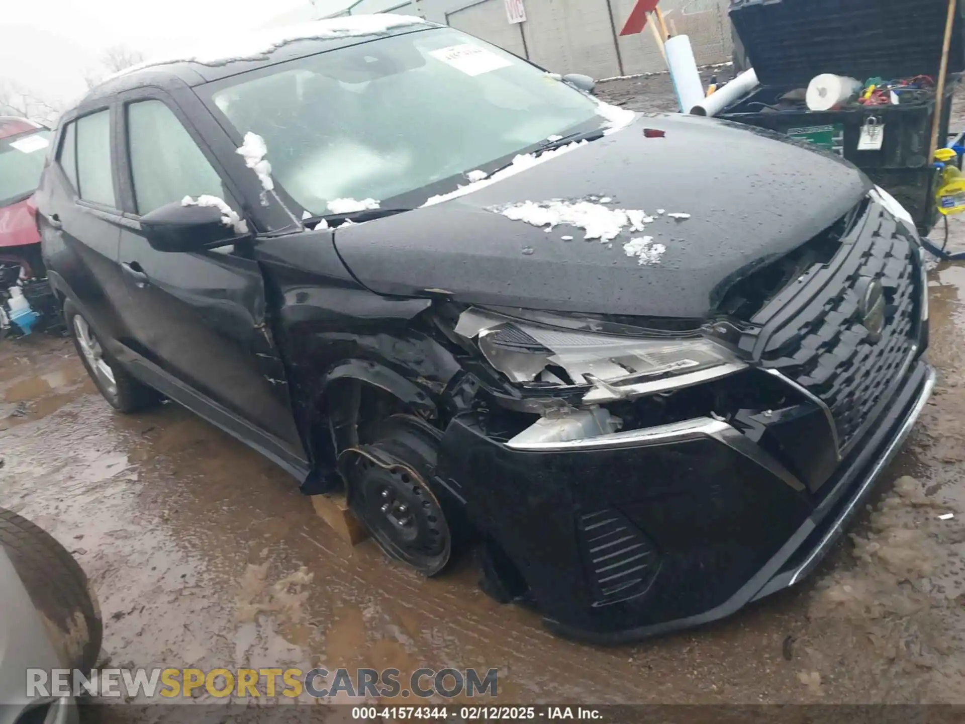 1 Photograph of a damaged car 3N1CP5BV5ML538302 NISSAN KICKS 2021