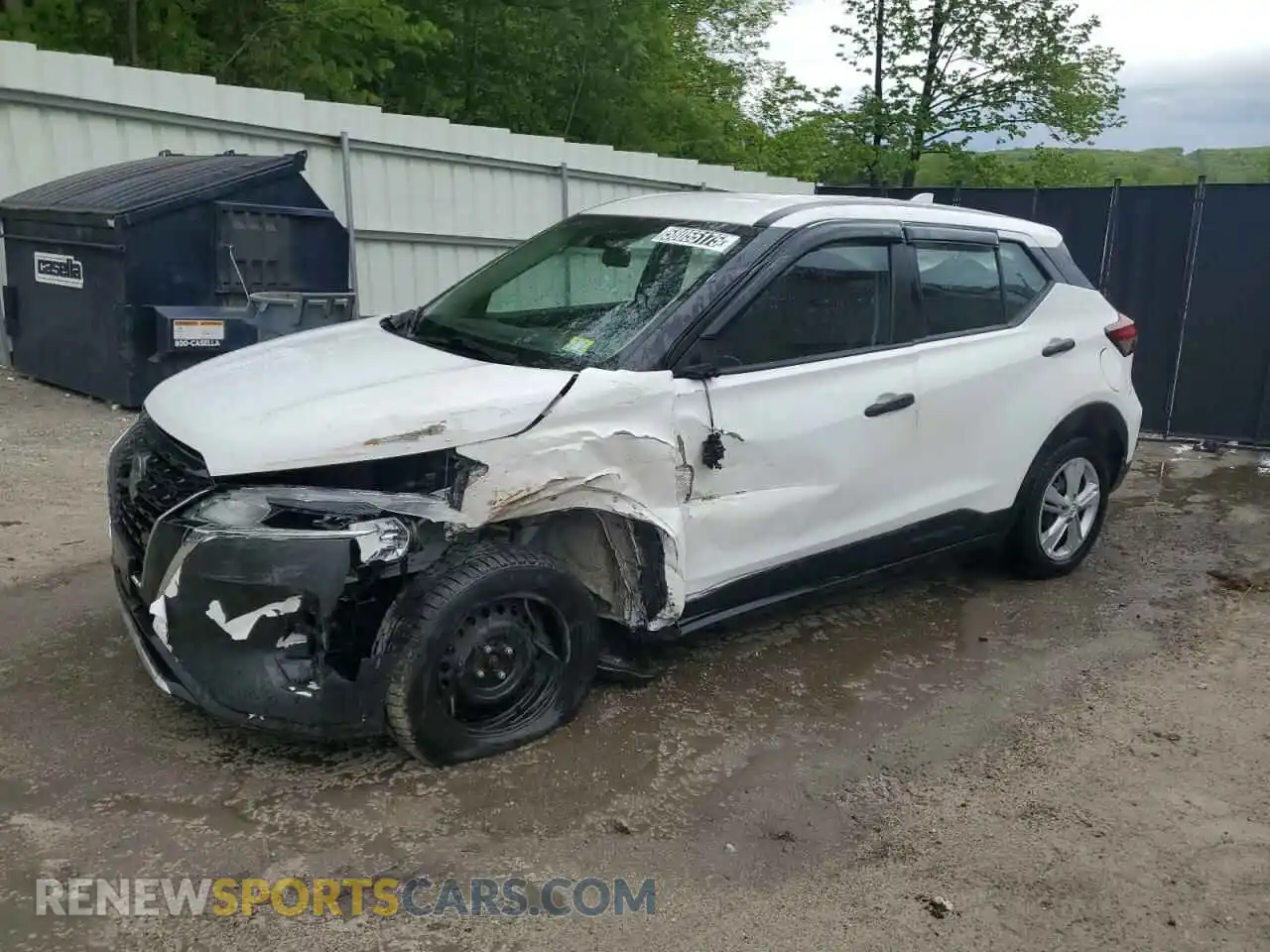 1 Photograph of a damaged car 3N1CP5BV5ML549901 NISSAN KICKS 2021