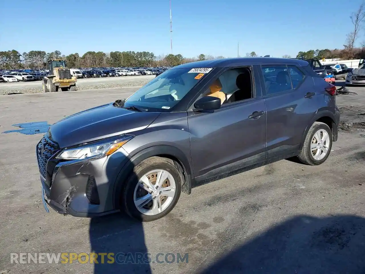 1 Photograph of a damaged car 3N1CP5BV6ML513585 NISSAN KICKS 2021