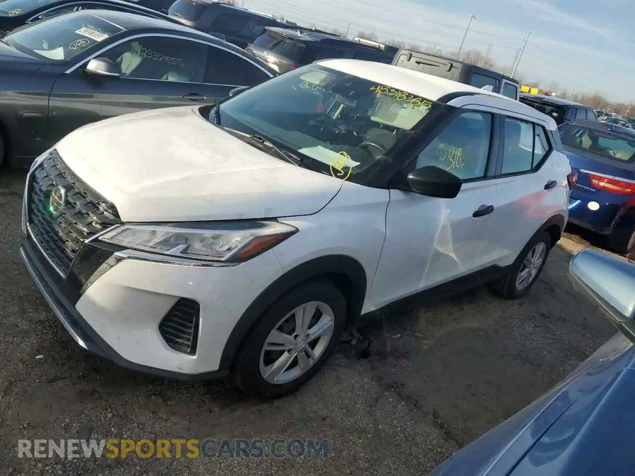 1 Photograph of a damaged car 3N1CP5BV6ML552211 NISSAN KICKS 2021