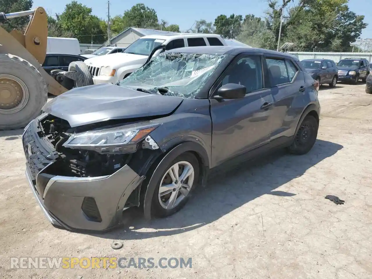 1 Photograph of a damaged car 3N1CP5BV7ML489443 NISSAN KICKS 2021