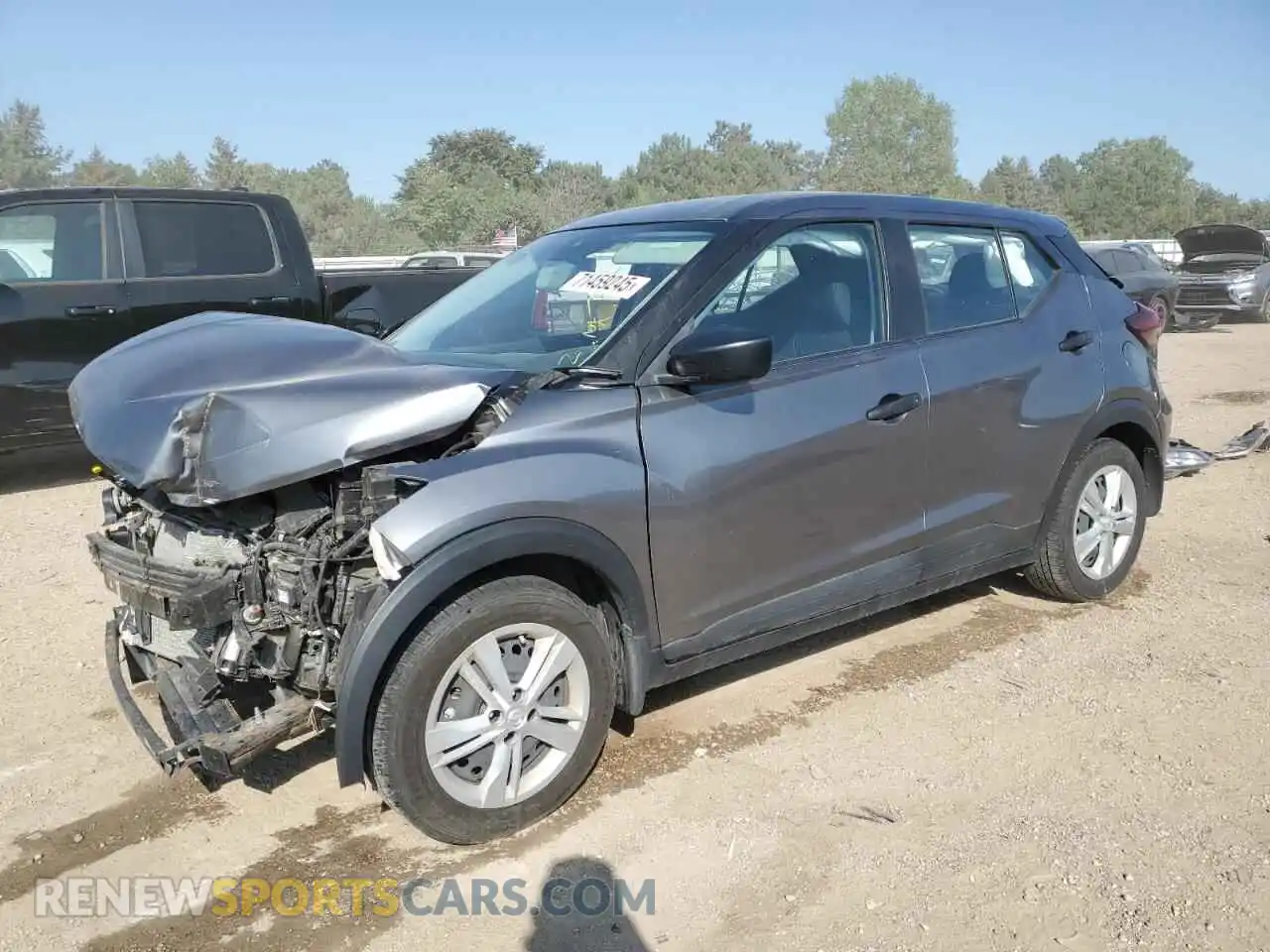 1 Photograph of a damaged car 3N1CP5BV7ML522389 NISSAN KICKS 2021