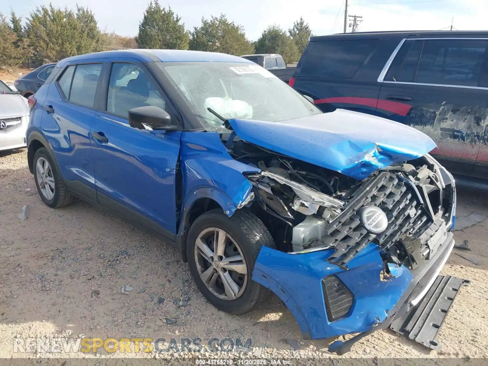 1 Photograph of a damaged car 3N1CP5BV8ML495350 NISSAN KICKS 2021