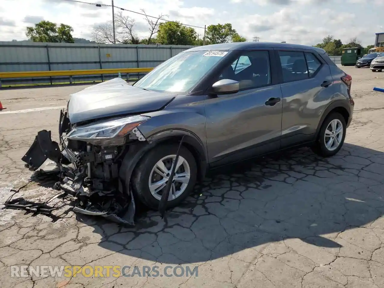 1 Photograph of a damaged car 3N1CP5BV8ML495395 NISSAN KICKS 2021