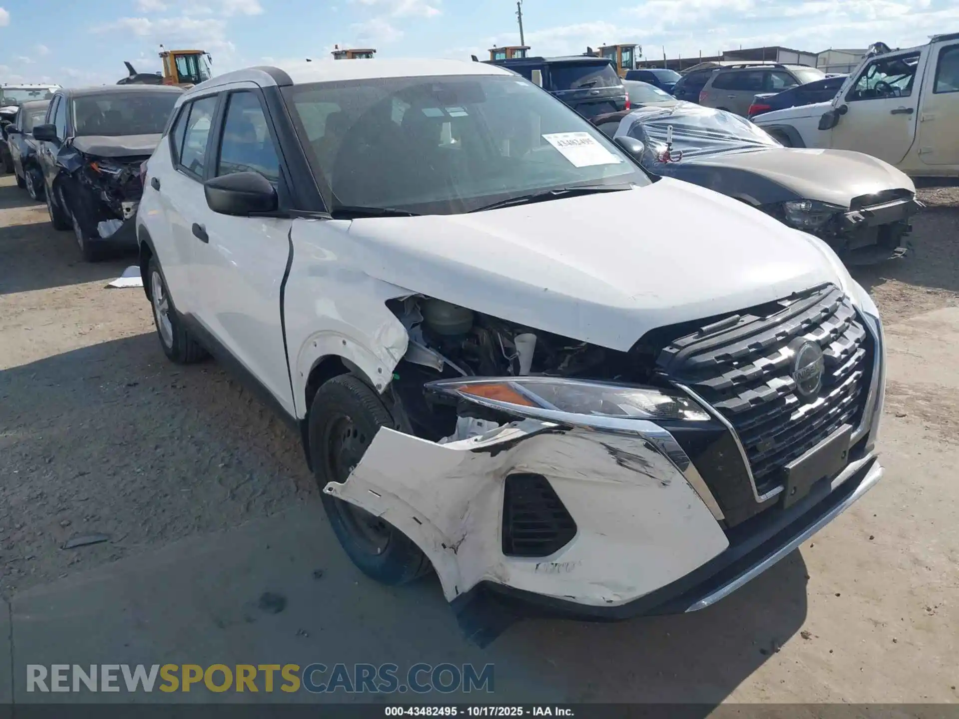 1 Photograph of a damaged car 3N1CP5BV8ML528489 NISSAN KICKS 2021