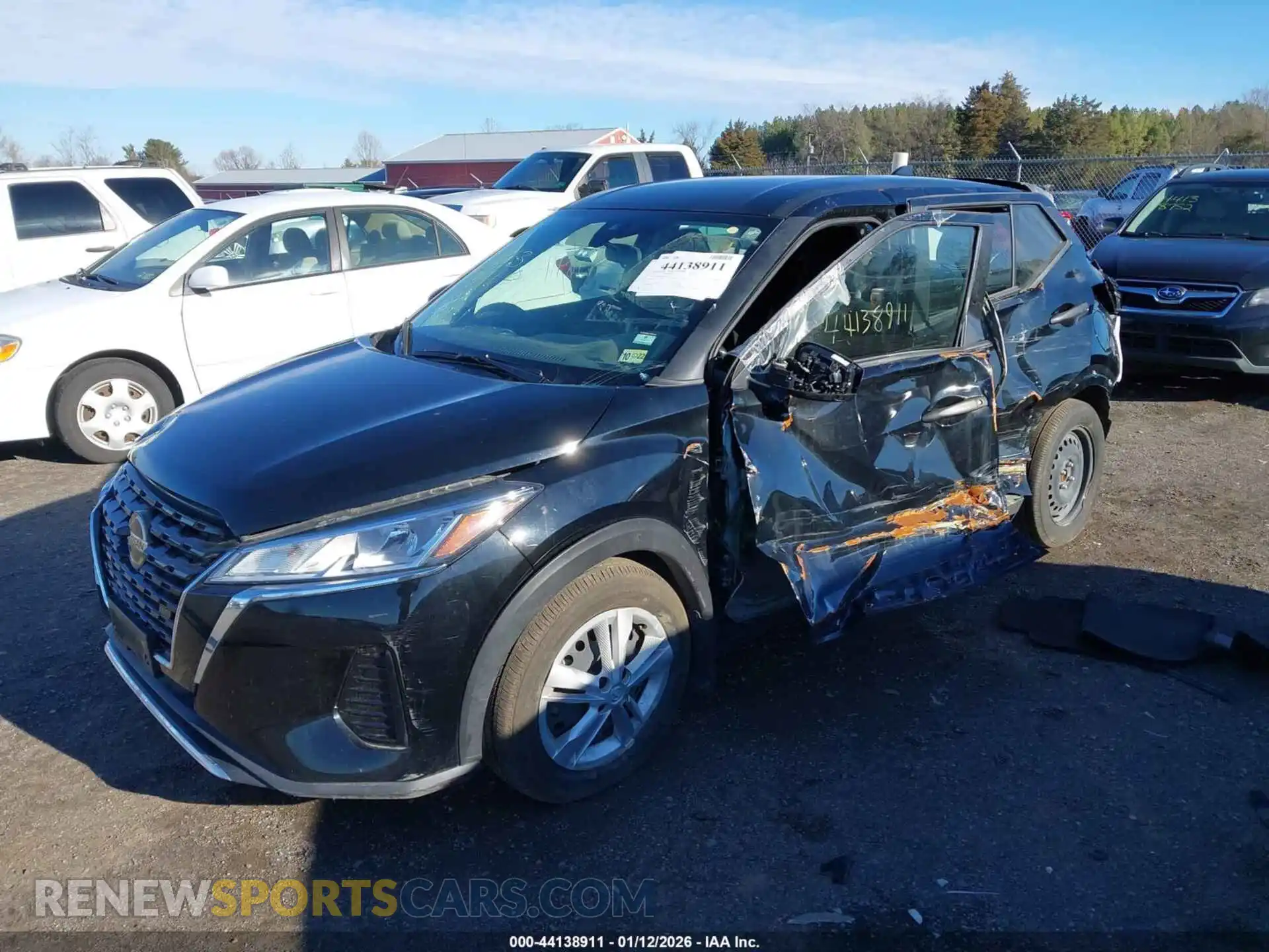 2 Photograph of a damaged car 3N1CP5BV8ML543932 NISSAN KICKS 2021