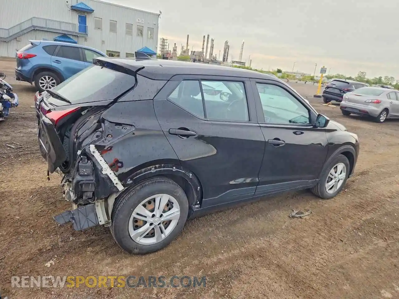 3 fotografías del automóvil dañado 3N1CP5BV9ML484552 NISSAN KICKS 2021
