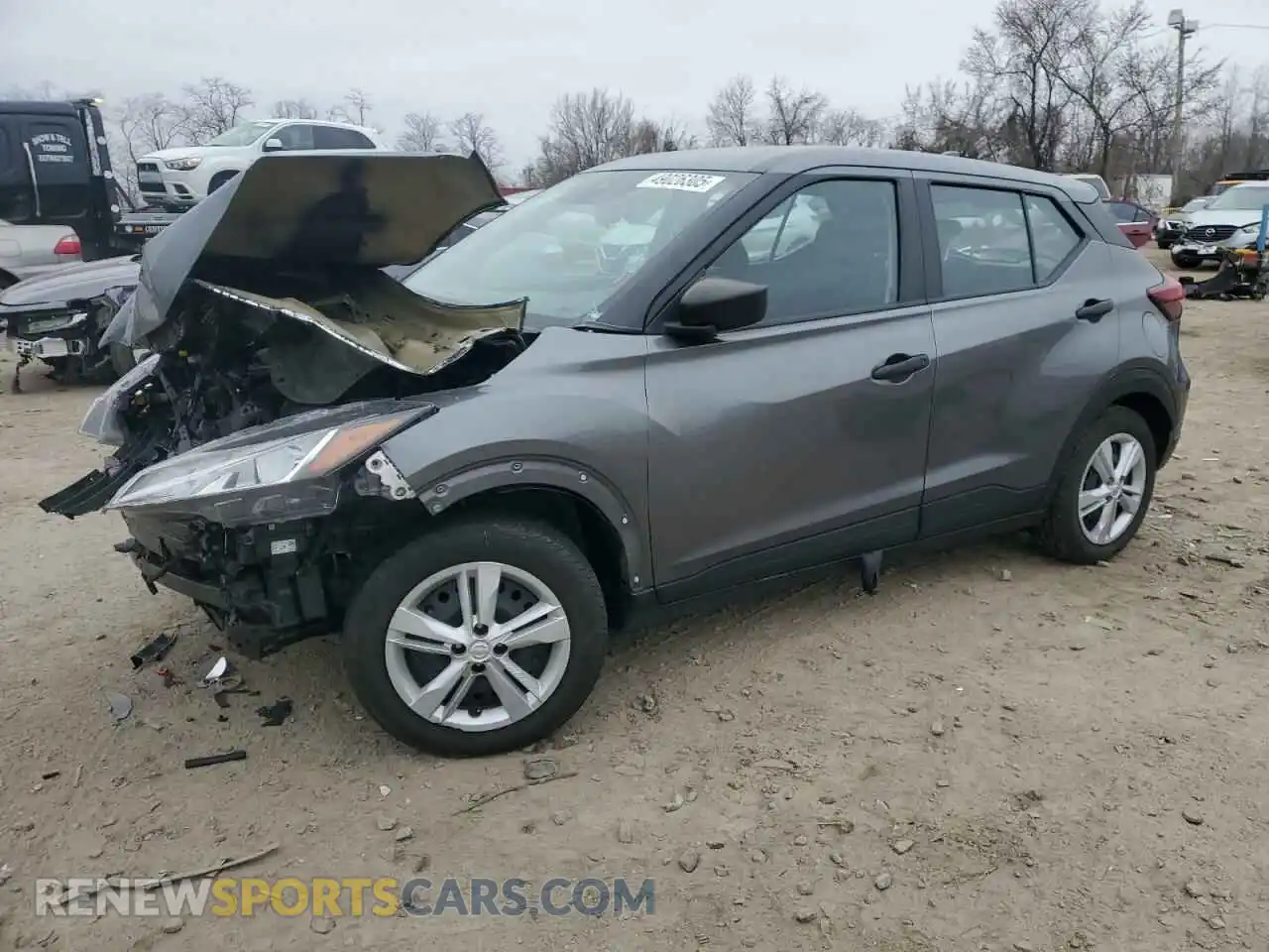 1 Photograph of a damaged car 3N1CP5BV9ML488973 NISSAN KICKS 2021