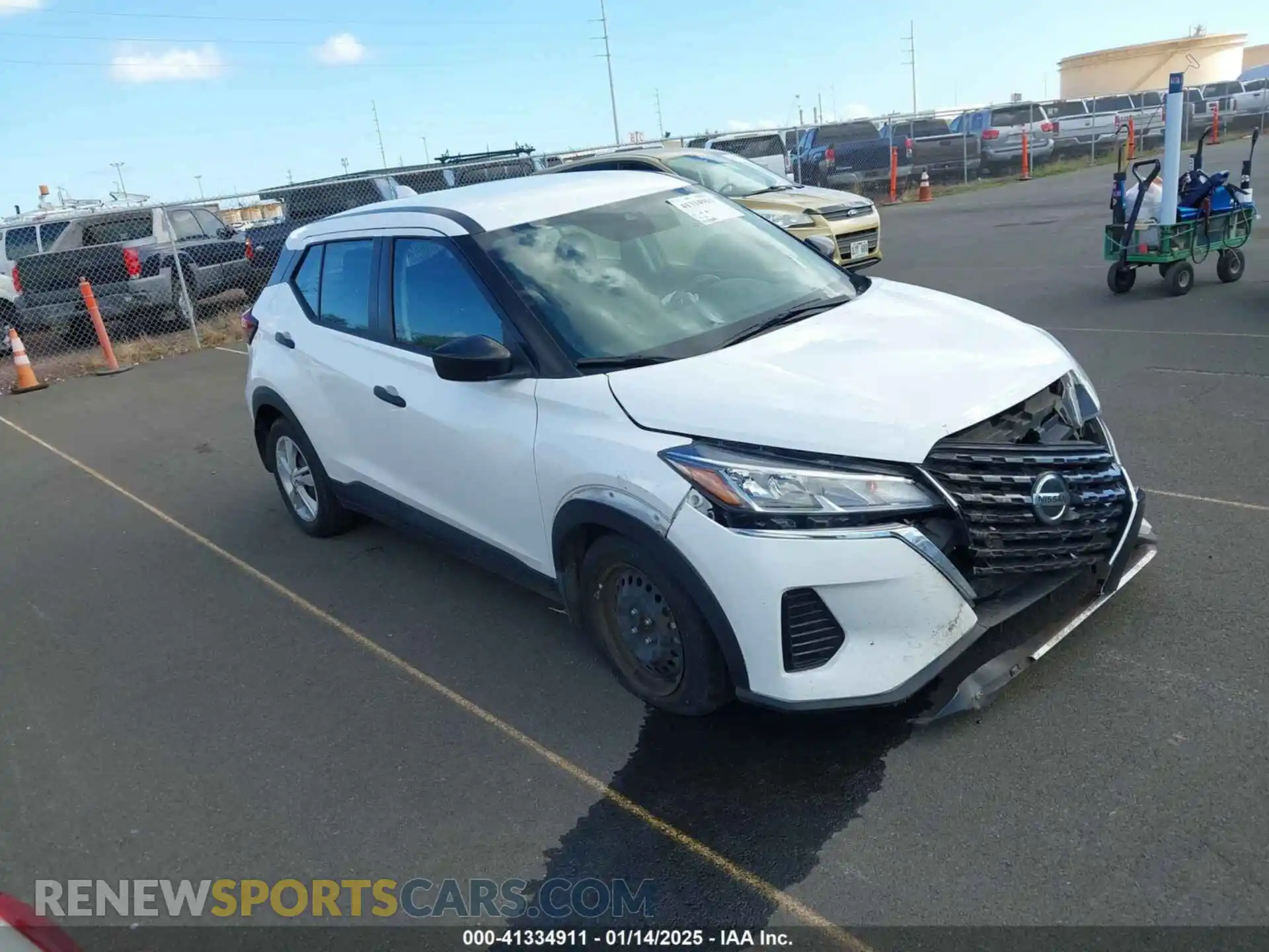 1 Photograph of a damaged car 3N1CP5BV9ML542188 NISSAN KICKS 2021