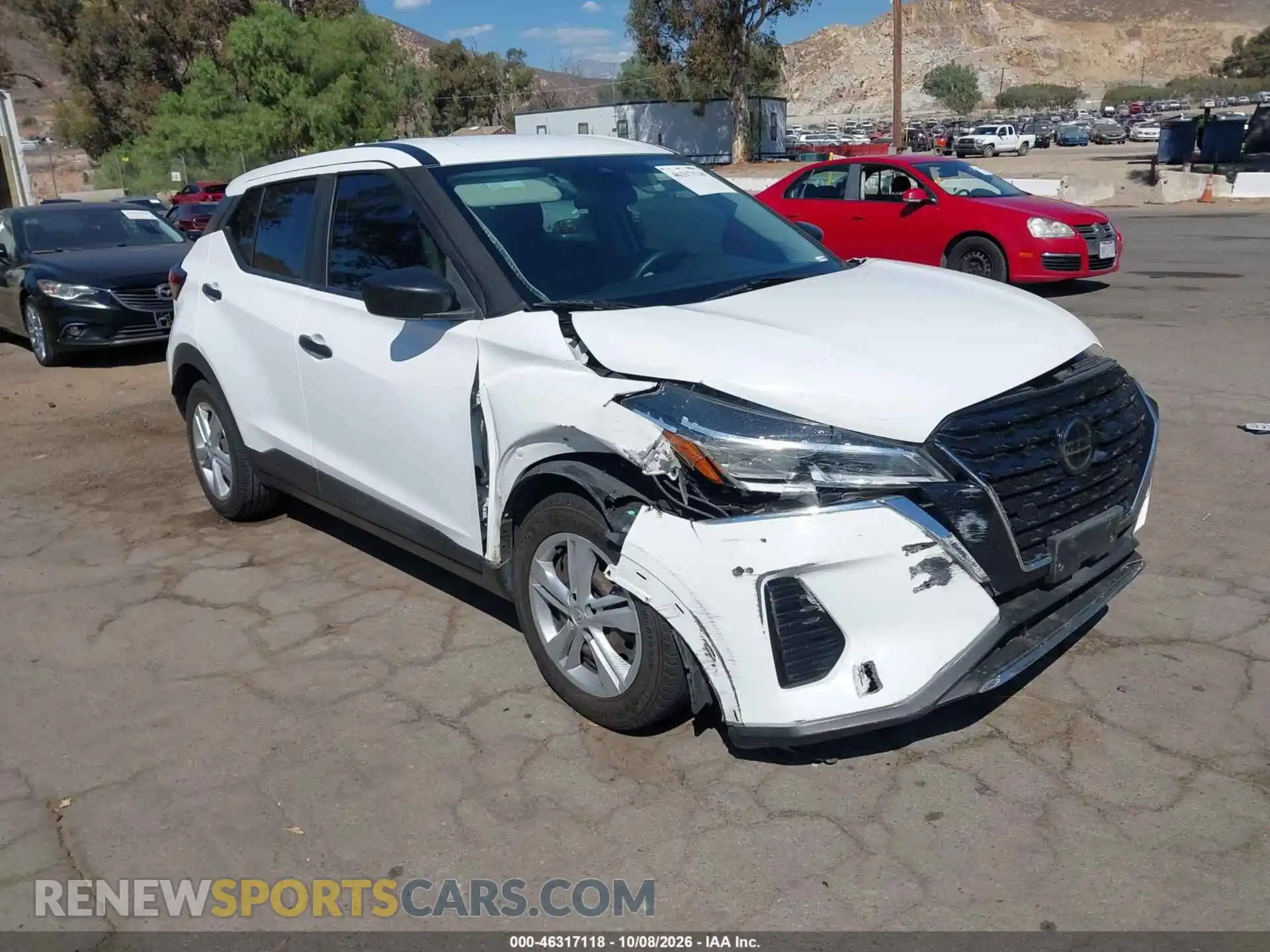 1 Photograph of a damaged car 3N1CP5BVXML524444 NISSAN KICKS 2021