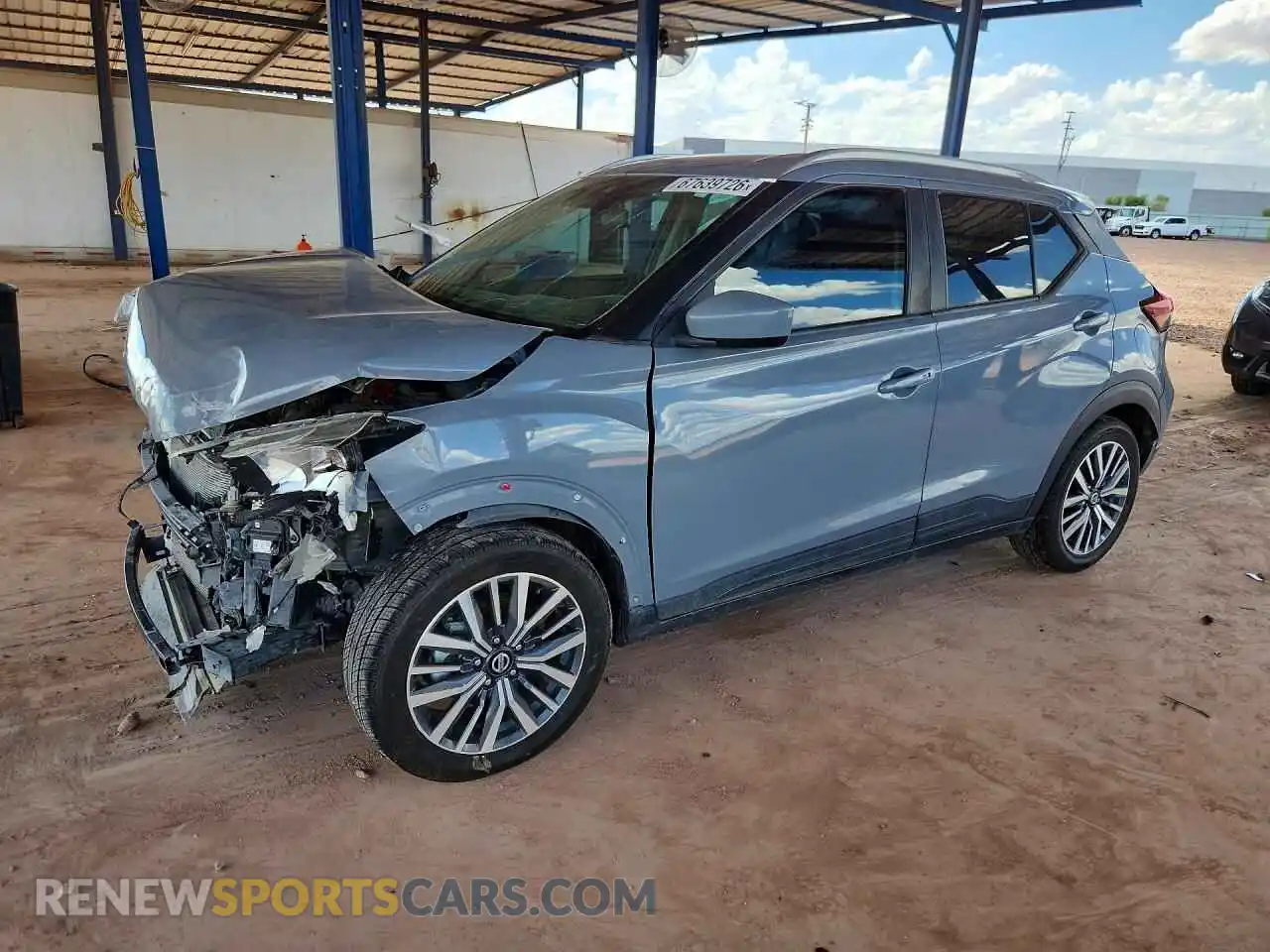 1 Photograph of a damaged car 3N1CP5CV0ML470649 NISSAN KICKS 2021