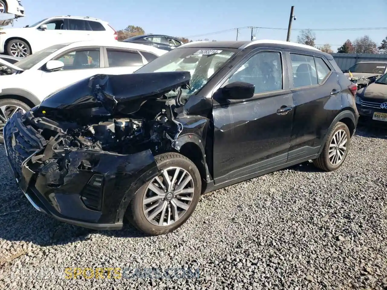 1 Photograph of a damaged car 3N1CP5CV0ML500359 NISSAN KICKS 2021