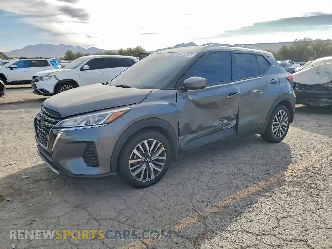 1 Photograph of a damaged car 3N1CP5CV0ML519722 NISSAN KICKS 2021
