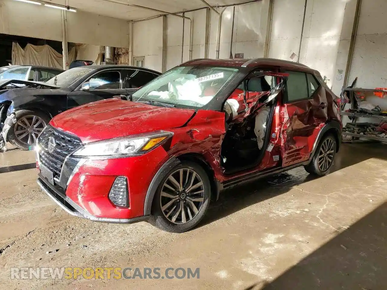 1 Photograph of a damaged car 3N1CP5CV0ML554292 NISSAN KICKS 2021