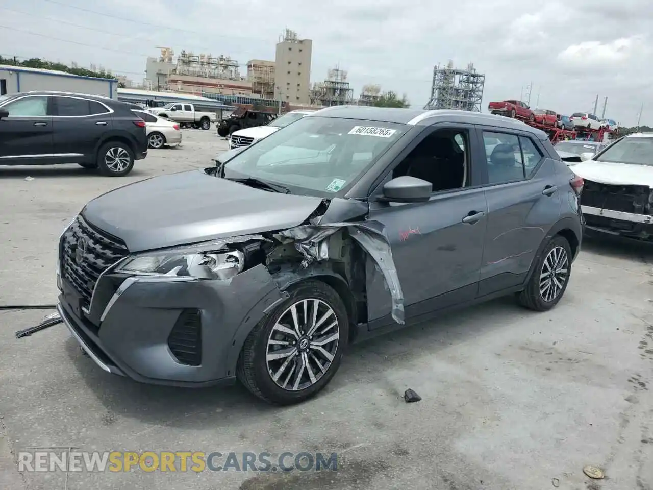 1 Photograph of a damaged car 3N1CP5CV2ML482687 NISSAN KICKS 2021