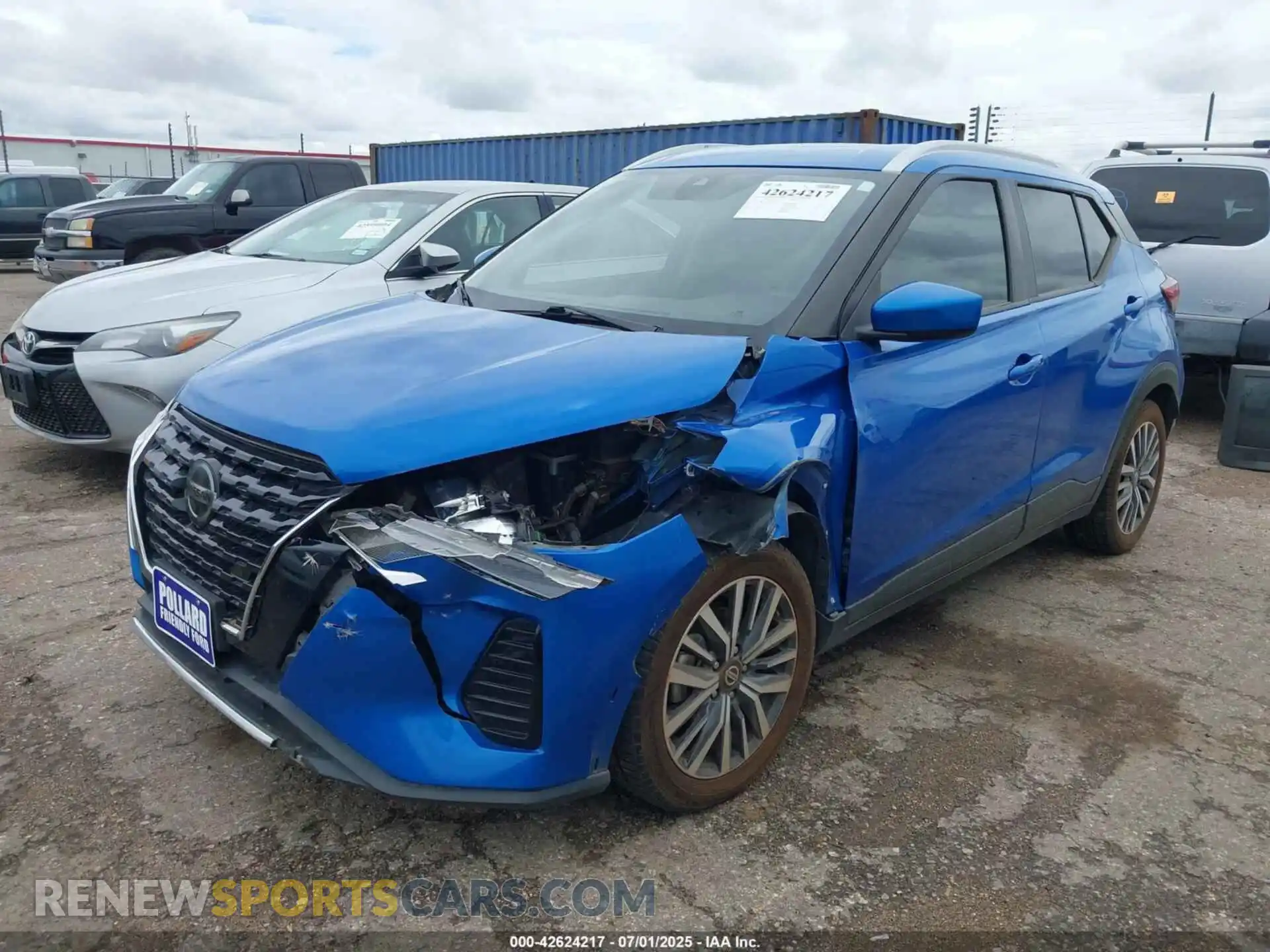 2 Photograph of a damaged car 3N1CP5CV2ML505031 NISSAN KICKS 2021
